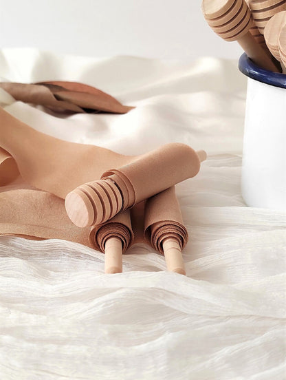 Handmade Terracotta Silk Ribbon, Naturally Dyed organic ribbon, Raw edge eco-friendly bouquet ribbon