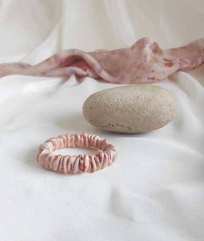 Hand-Dyed Silk Scrunchie, Botanical Print, Eco-Friendly Hair Bow in thin